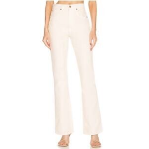 Slvrlake Women's Cream Light Wash High Rise Denim Bootcut Jeans Size 29